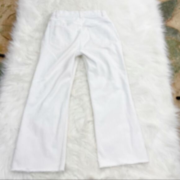 Rebecca Taylor La Vie Ines Kick Boot Raw Hem Hi-Rise Crop Jeans - Picture 6 of 11